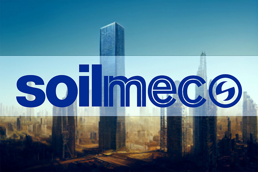 Macchinari Soilmec impiegati per le opere di fondazione a Boston