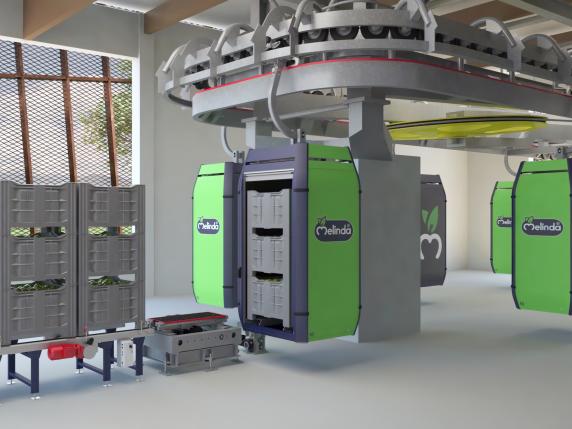 Melinda: new cableway for transporting apples