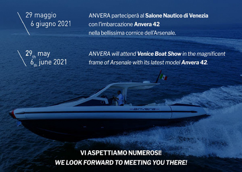 Anvera will attend Venice Boat Show with its latest model Anvera 42