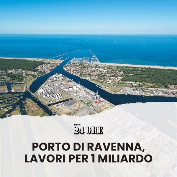 Ravenna harbour a model of excellence for sustainable, innovative and energetic development.