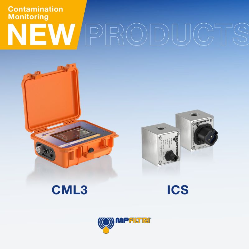 MP Filtri è lieta di presentare CML 3 e ICS, due nuovi prodotti per la nostra linea di monitoraggio della contaminazione!