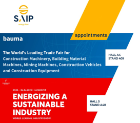 SAIP at Hannover Messe and Bauma 2025