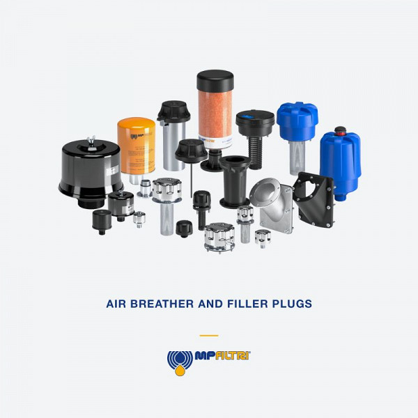 MP Filtri: air breather and filler plugs